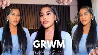GET READY WITH ME IN 10 mins! PRE EVERYTHING GLUELESS READY GO WIG | NO EXTRA WORK | Alipearl Hair