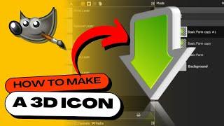 How to Make a Custom 3D ICON in GIMP