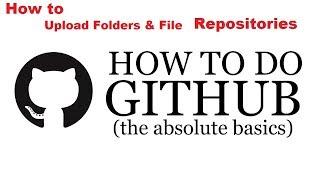How to Upload Folder and Files in Github Repositories