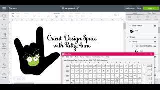 Install a Font for Cricut Design Space and Babel Map Help