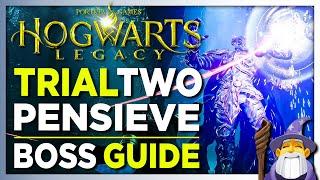 BEST Strategy To Defeat TRIAL 2 Pensieve Guardian Boss in Hogwarts Legacy (Tips & Tricks)