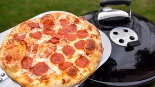 How to BBQ a pizza on a Weber Kettle Grill