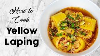 Yellow Laphing Recipe | घरमै Laping बनाउने सजिलो तरिका | How to Make Tibetan Laping | Laping/Laphing