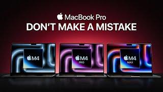 M4 MacBook Pro vs. M4 Pro vs. M4 Max - ULTIMATE MacBook Buying Guide!