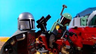 Lego Star Wars Stop Motion The Mandalorian Roast Boba Fett