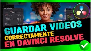 Cómo Guardar un Video en Davinci Resolve Para Después Seguir Editando ▷ SOLUCIÓN DEFINITIVA 