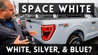 2021 Ford F150 Colors - Space White vs. Iconic Silver - What is going on with Space White?