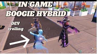 FORTNITE DEV BOOGIE HYBRID IN GAME TROLLING (Theres a tutorial in the description)