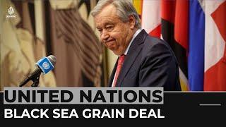 UN chief laments Russia's withdrawal from Black Sea grain deal