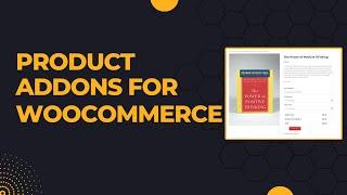 How to add product addons for your woocommerce products