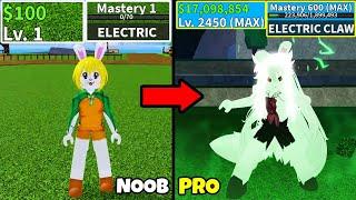 Beating Blox Fruits as Carrot! Lvl 0 to Max Lvl Noob to Pro Full Mink v4 Awakening in Blox Fruits!