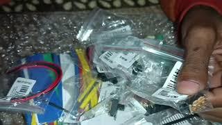 Mini sharpy light making products unboxing video | Electronic Components Unboxing | sharpy light