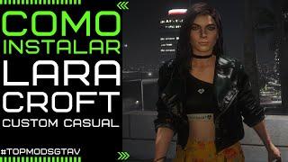 COMO INSTALAR A LARA CROFT NO GTA V (TALVEZ O MELHOR PED JÁ CRIADO PARA GTA 5)