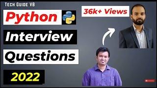 Python Interview Questions and Answers (2023) | Top 15 Python Questions For Fresher Job Preparation