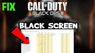 Black Ops 3 – How to Fix Black Screen & Stuck on Loading Screen