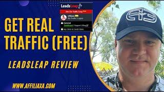 How to get free traffic for affiliate marketing. LeadsLeap review 2022.