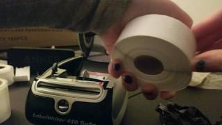 How to load a Dymo 450 Turbo thermal printer with address labels for Amazon FBA