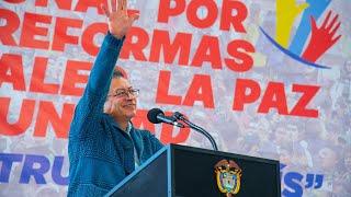 Presidente Petro en la Asamblea Nacional por las Reformas Sociales, la Paz y la Unidad de Colombia