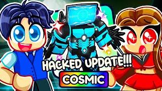 The NEW HACKED COSMIC UPGRADED TITAN COMPUTERMAN In SKIBIDI TOWER DEFENSE!