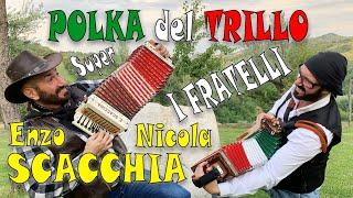 POLKA DEL TRILLO: i fratelli SCACCHIA campioni del mondo di organetto. Tecnica 5 dita e tradizionale