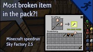 Minecraft speedrun - Sky Factory 2.5 Any% in 2:07:13