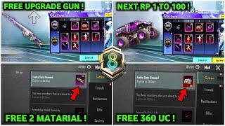 FREE 360 UC & 2 MATERIAL  Next Royal Pass Bgmi | Free Upgrade Gun A8 Rp Leaks | A8 Bonus Pass Bgmi