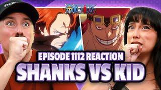 This is INSANE!!! | Shanks VS Kid Reaction | One Piece 1112