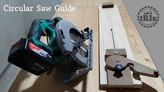 Make A Circular Saw Guide / Track Saw Homemade - DIY Woodworking