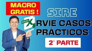  SIRE  VENTAS FUNCIONA OK ! |  MACROS RVIE GRATIS! | 2° PARTE