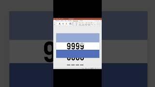 Numbers animation in PowerPoint  #ppt  #presentation