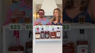 Husband tests whiskey $13 to $200 to see if he can guess the cheapest to most expensive