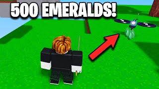 Will you get 500 emeralds if you destroy the Drone? Roblox Bedwars