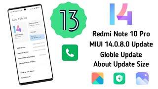 Redmi Note 10 Pro Miui 14.0.8 New Update | Miui 14.0.8 Update For Redmi Note 10 Pro