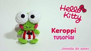 KEROPPI Aprende a realizar este lindo muñequito llavero-Amigurumi Tutorial Nivel: prinicipante