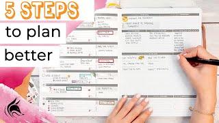 5 Steps to Planning Your Week in 2022 - Plan with Me - Clever Fox Undated Weekly Planner Pro Setup