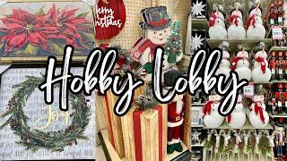 HOBBY LOBBY NEW HOLIDAY DECOR • CHRISTMAS SHOP WITH ME