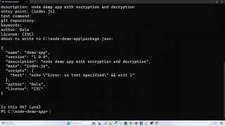 Node Js Crypto (Encryption and Decryption)