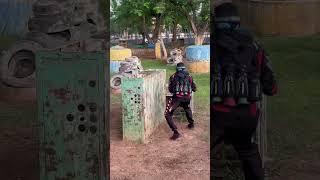 1 v 3 paintball stand off #airsoft #paintball