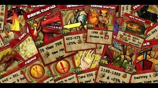 Wizard101 All Learnable Fire Spells (1-160)