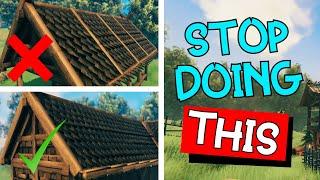 Valheim - TOP 3 Building Tips For Your Roofs!