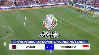  LIVE SEDANG BERLANGSUNG ▪ TIMNAS INDONESIA VS QATAR ▪ PIALA ASIA U23 2024 GRUP A ▪ ilustrasi