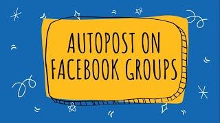 How to Auto Post in facebook groups | Facebook automation