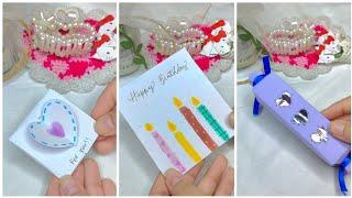 Easy paper craft/Gift ideas/Aesthetic DIY/cute birthday card ideas/ easy present ideas