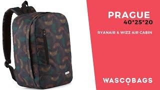 Рюкзак для ручной клади 40х20х25 | Wascobags Prague (Ryanair, Wizz Air Cabin)