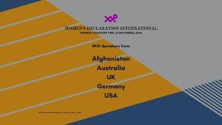 Feminist Question Time 23 November 2024 [COMPLETE WEBINAR] #WDI #FQT