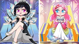 Anna vs Lisa - Black vs Pink Princess Story | Ppg x Rrb Gacha Life | Gacha Club Animation