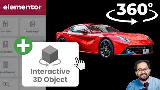 Elementor GSAP - Add Rotating Image (3D Object)