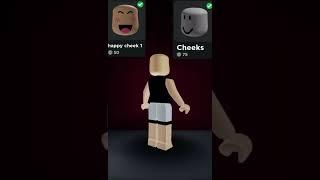 Making a fake cheap super super happy face avatar roblox! #shorts #trending #gaming #roblox