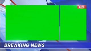 Green screen effects video 1080p ️ Breaking news 4 obtions