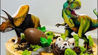 Торт с динозаврами / Cake with dinosaurs